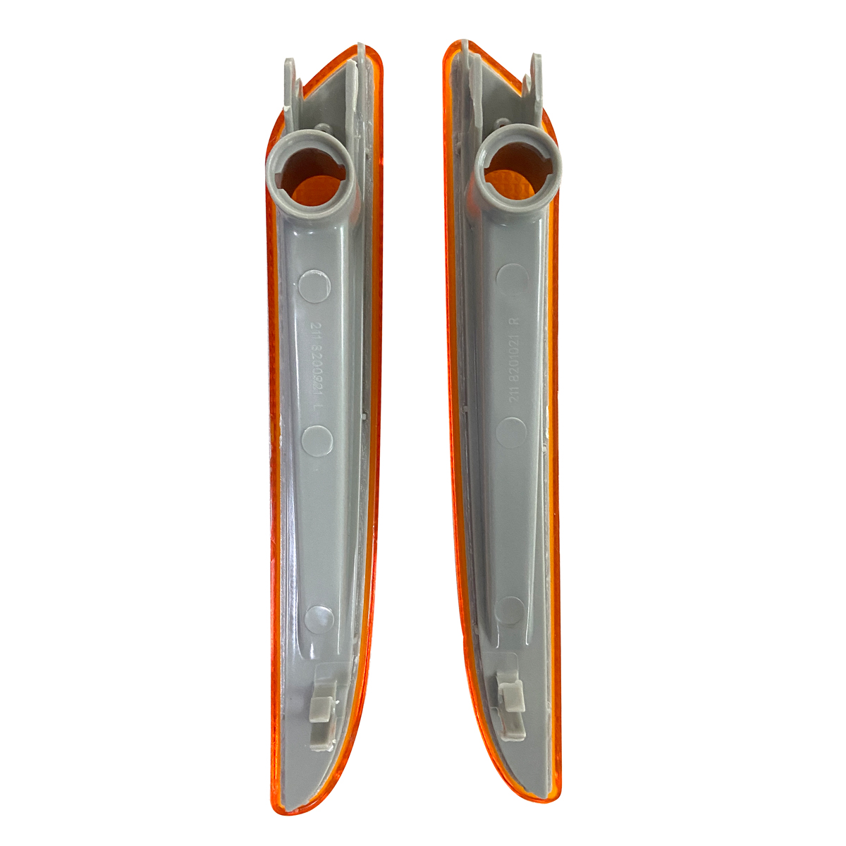Front Bumper Amber Side Marker Light Cover For Mercedes Benz E-Class W211 2007-2009