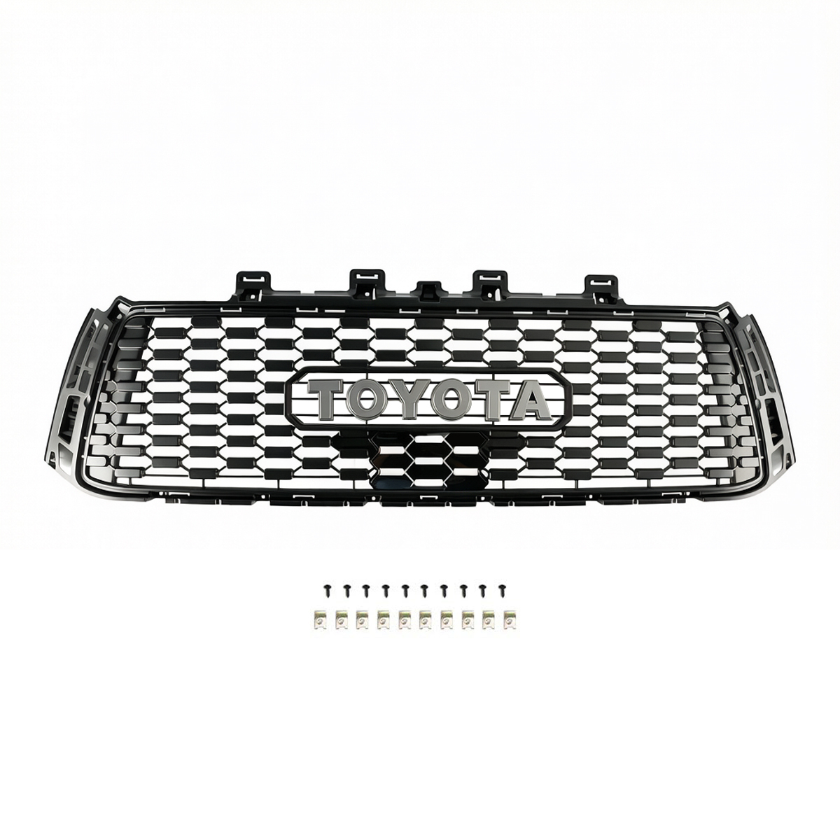 Front Grille For 2010-2013 Toyota Tundra Trd Pro Style Grill With LED Lights