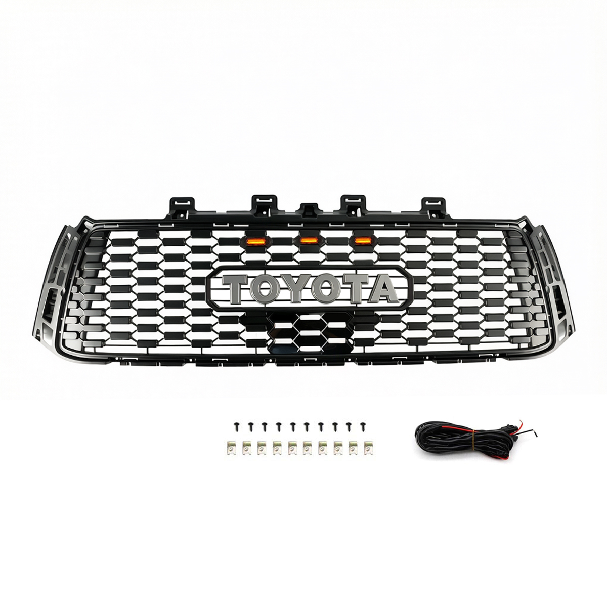 Front Grille For 2010-2013 Toyota Tundra Trd Pro Grill With LED Light