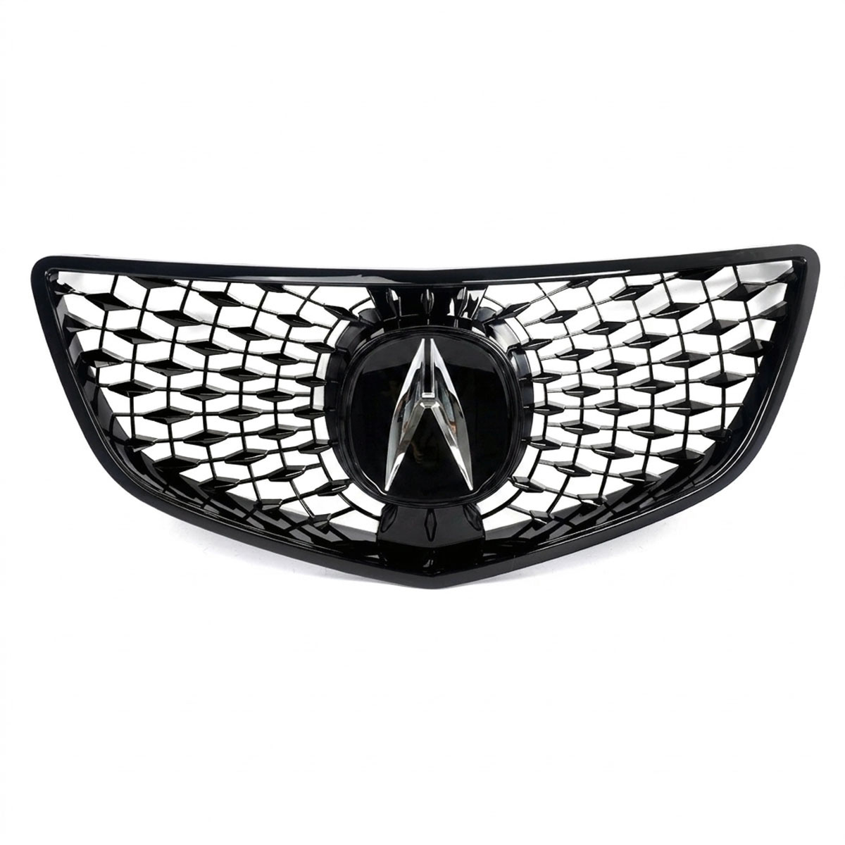 For Honda Acura RDX 2013-2015 Front Grille Upgrade 2022 Style Grill Gloss Black