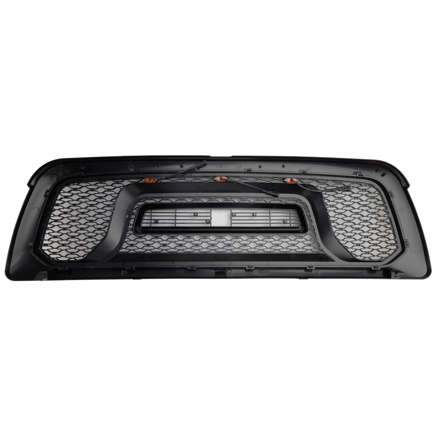 For 2009 2010 2011 2012 Dodge Ram 1500 Front Grille Rebel Style Grill with LED Light & Letter
