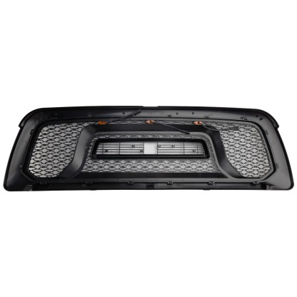 For 2009 2010 2011 2012 Dodge Ram 1500 Front Grille Rebel Style Grill with LED Light & Letter