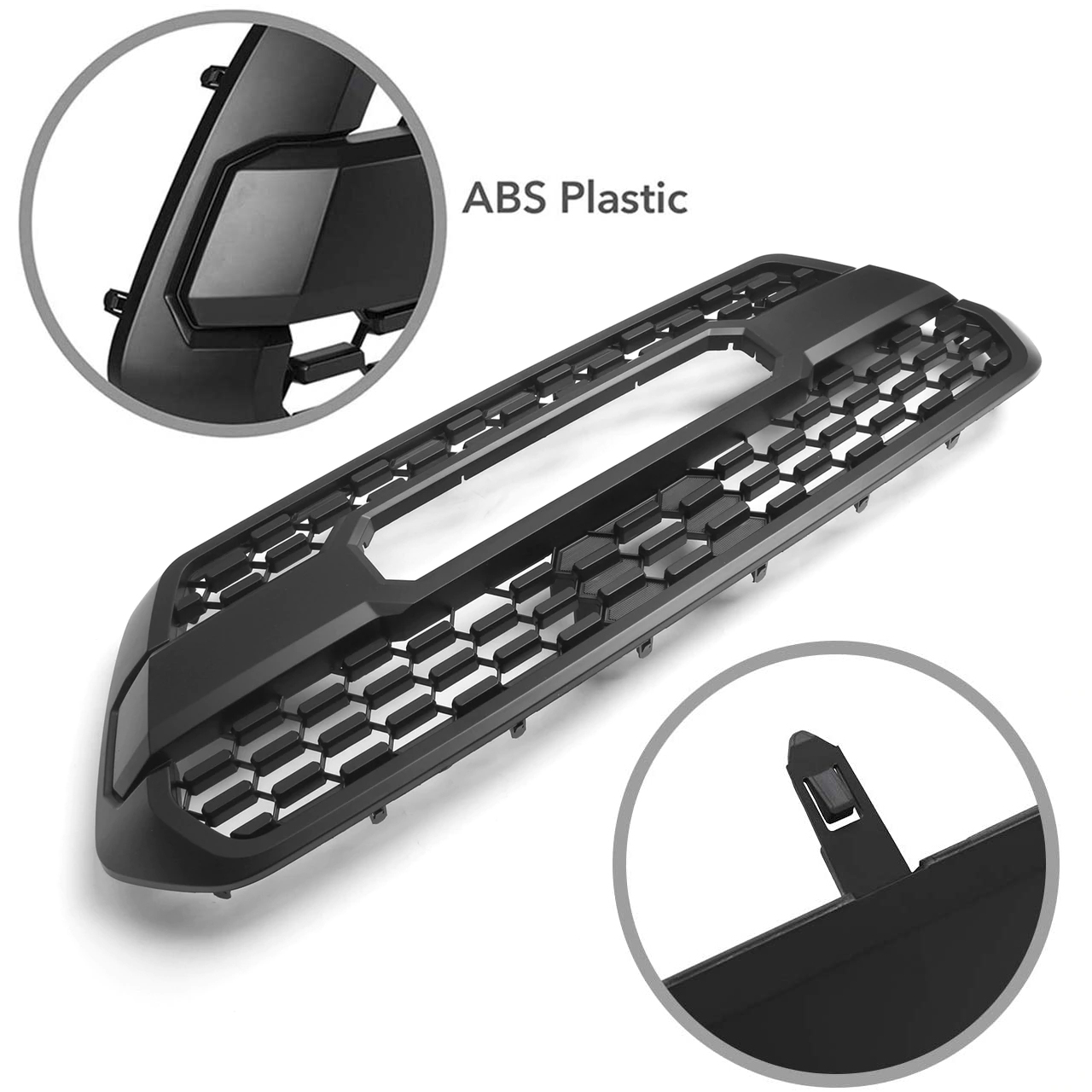 For 2016-2022 Toyota Tacoma Trd Pro Front Grill Matte Black Grille With Letter