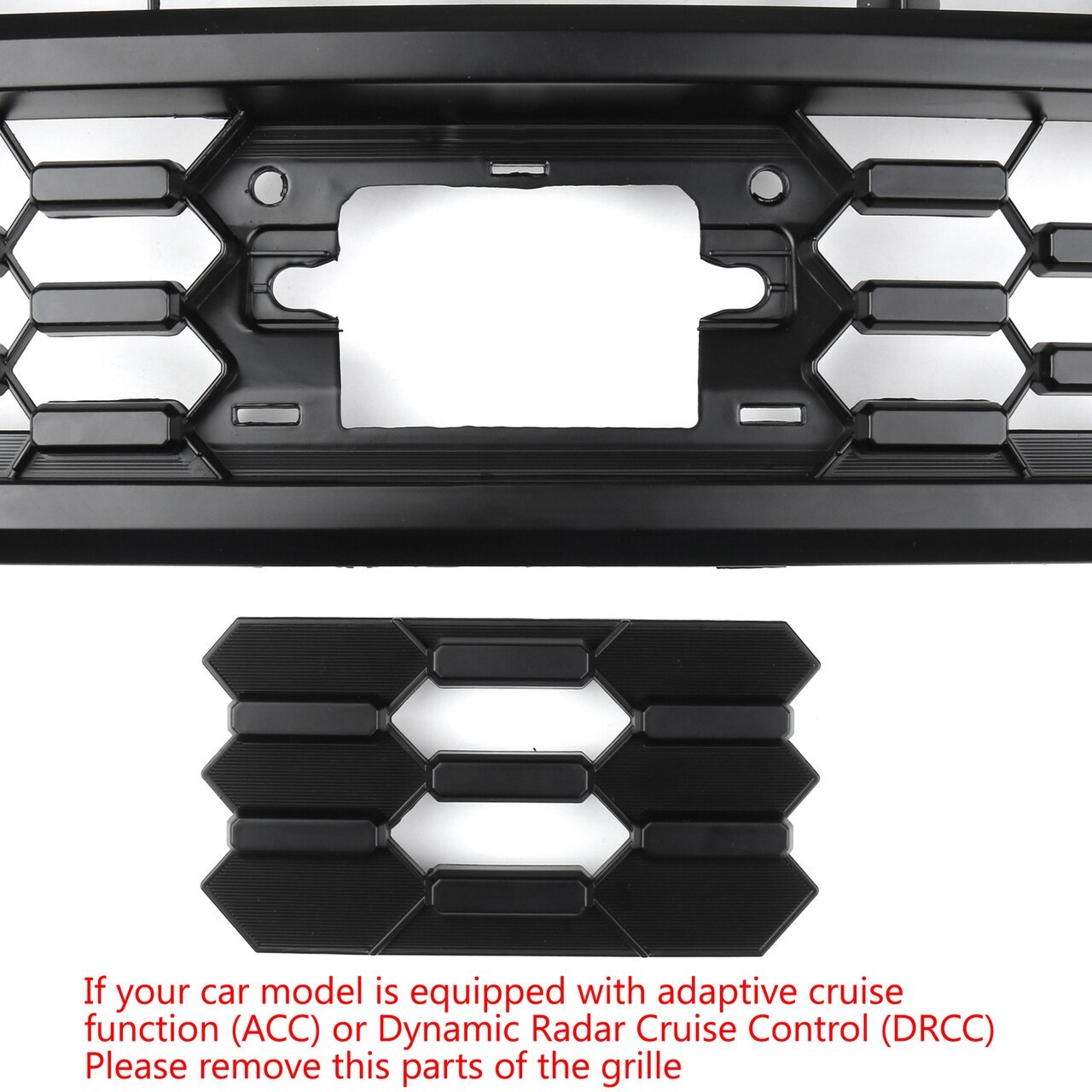 For 2016-2022 Toyota Tacoma Trd Pro Front Grill Matte Black Grille With Letter