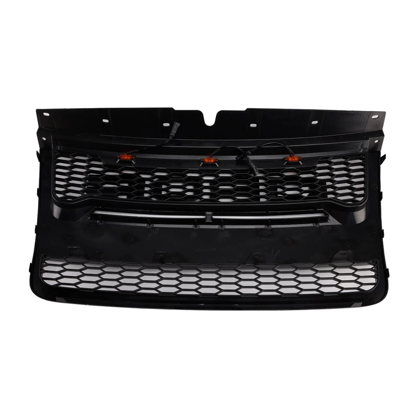 Front Grille For Ford Explorer 2006-2010 with LED Light & Letters Matte Black