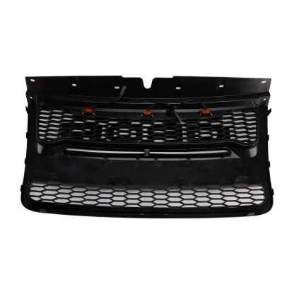 Front Grille For Ford Explorer 2006-2010 with LED Light & Letters Matte Black