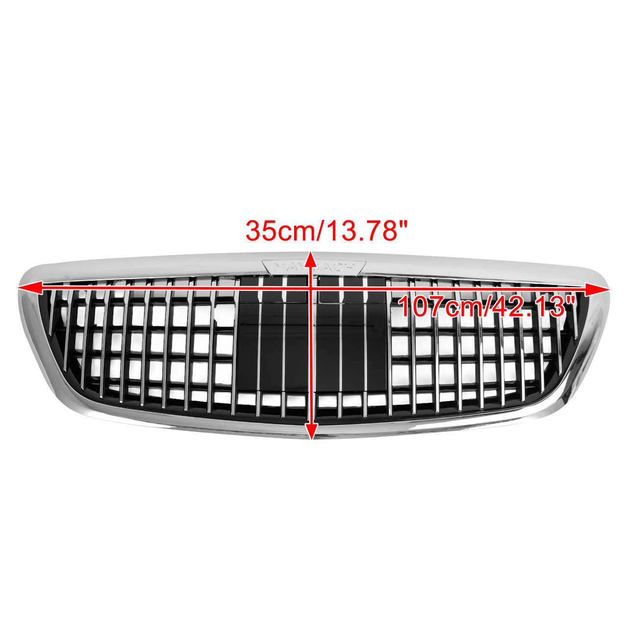 Chrome S680 Maybach Grille with ACC for Mercedes Benz W222 S Class 2014-2020