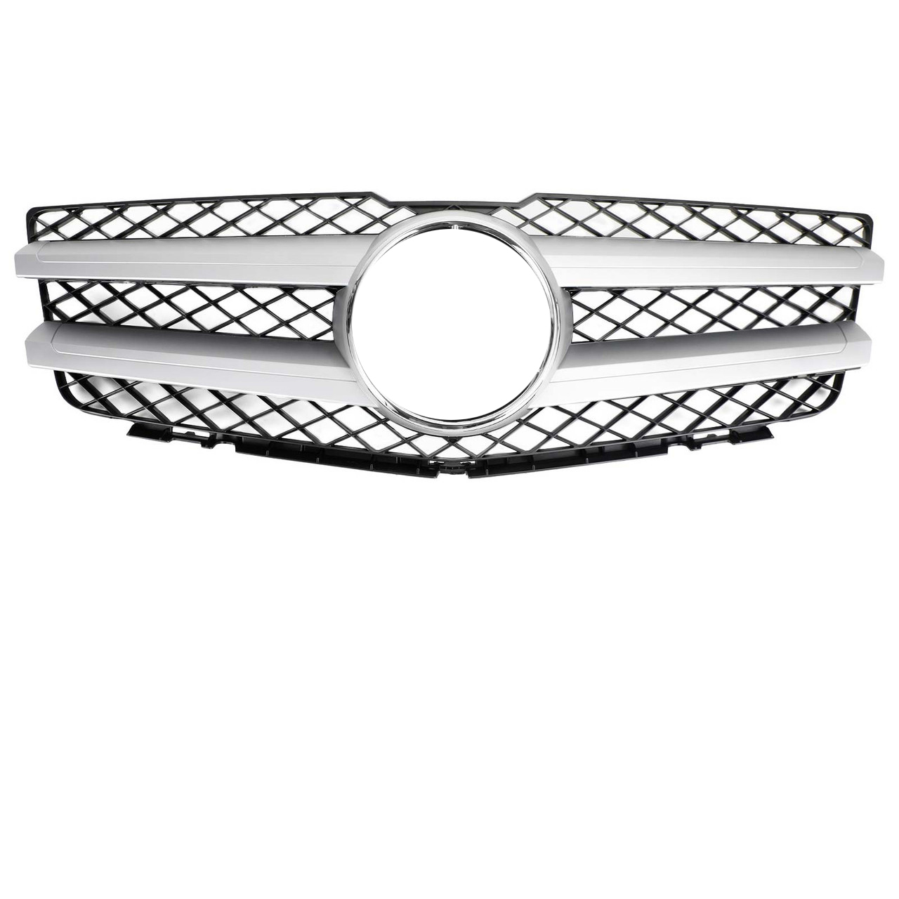 Grill Silver Front Grille for Mercedes Benz X204 GLK350 2010 2011 2012