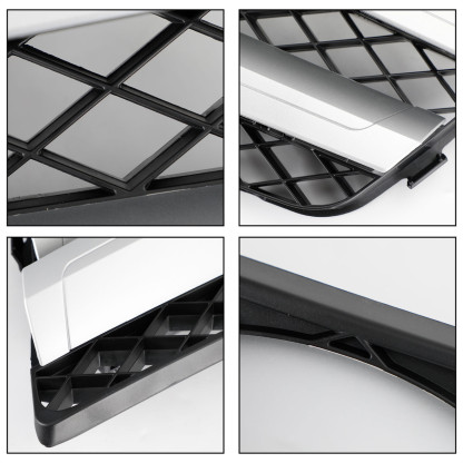 Grill Silver Front Grille for Mercedes Benz X204 GLK350 2010 2011 2012