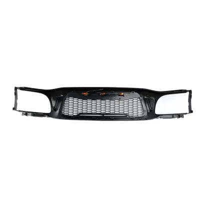 For Toyota Tacoma 2001-2004 Grill Honeycomb Style Front Grille with Light
