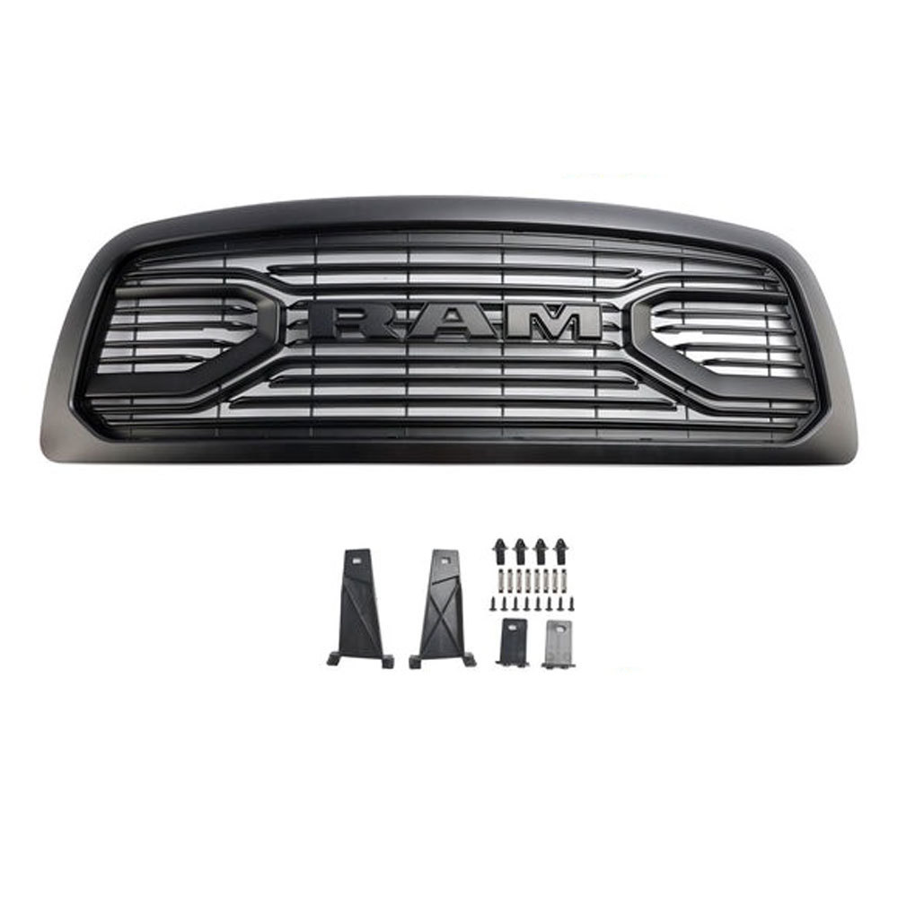 Front Grille For 2009-2012 Dodge Ram 1500 Big Horn Style Grill With Letter