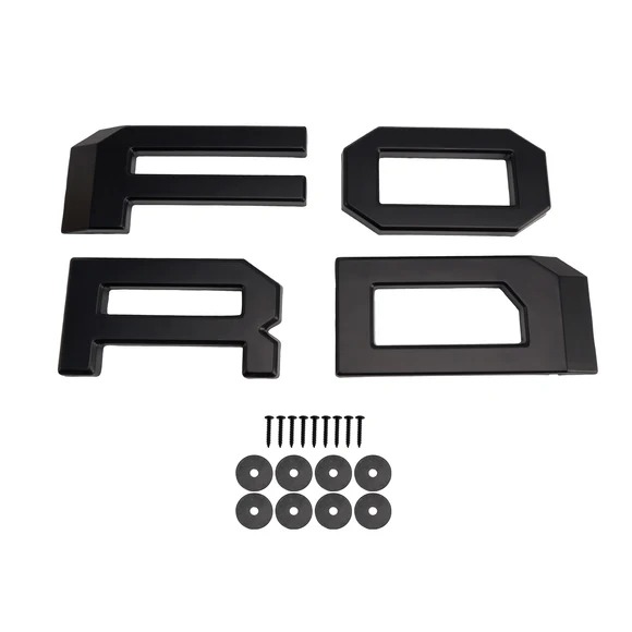 Front Grille For Ford Explorer 2006-2010 with LED Light & Letters Matte Black