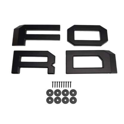 Front Grille For Ford Explorer 2006-2010 with LED Light & Letters Matte Black
