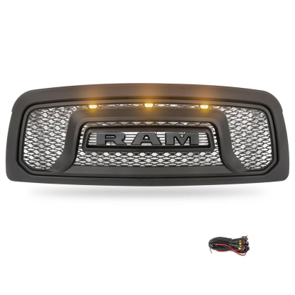 Front Grille For 2009-2012 Dodge RAM 1500 Rebel Style Grill W/Letters 