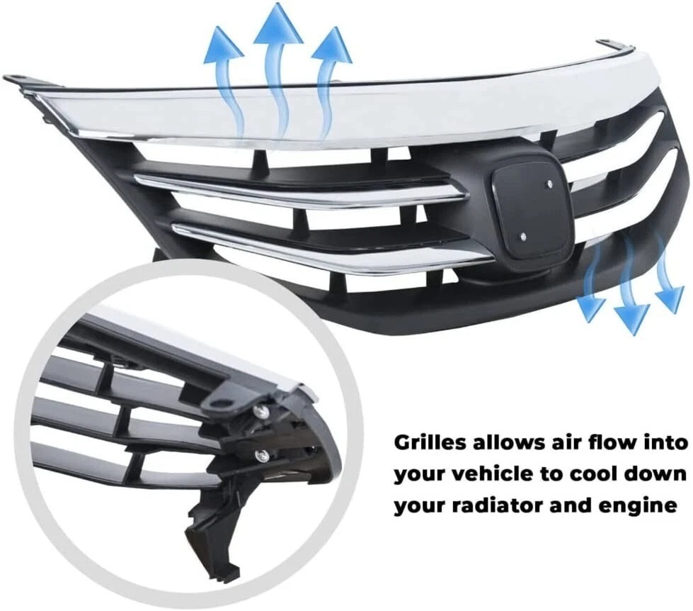 For 2011 2012 Honda Accord Sedan Front Grill Grille 71121-TA0-A11