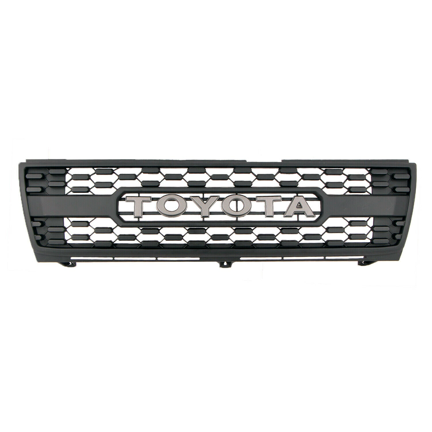 For Toyota Tacoma 1997-2000 Front Grill Upper Grille With Letter Matte Black 