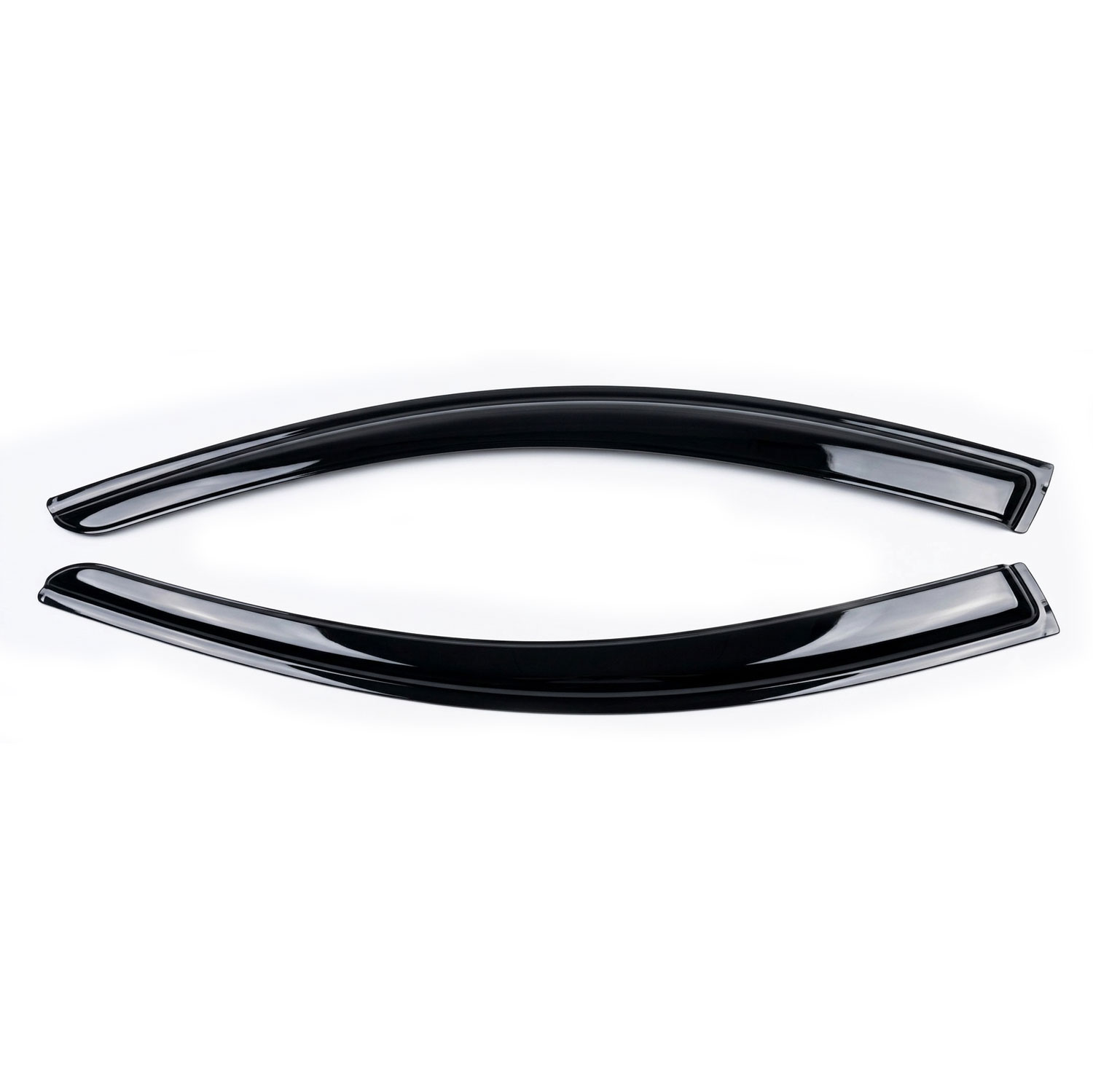Window Visors Rain Glossy Black Guards Shield for Honda Accord 2018-2022