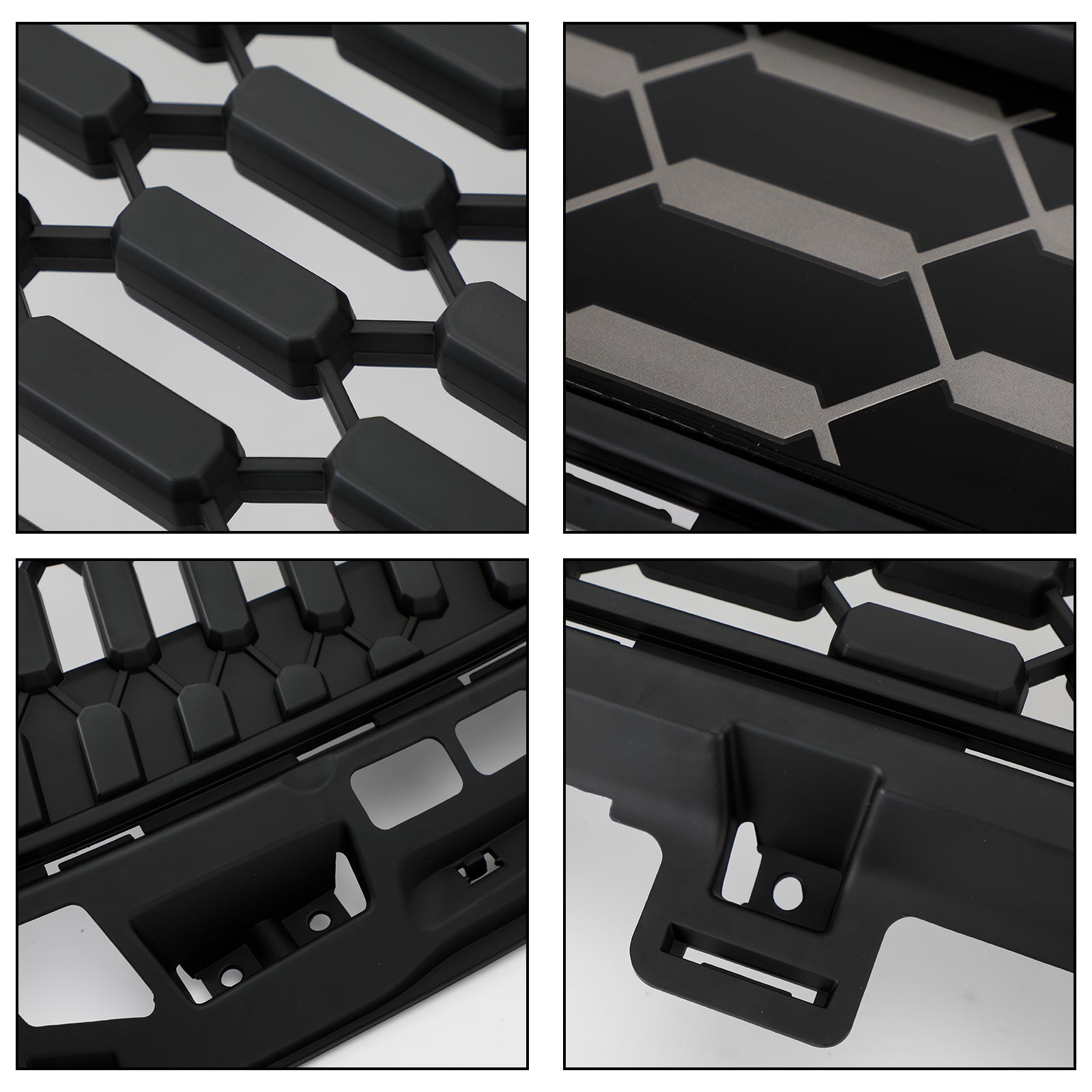 For 2010-2013 Toyota Tundra TRD PRO Front Bumper Grille Grill W/ Letters Matte Black