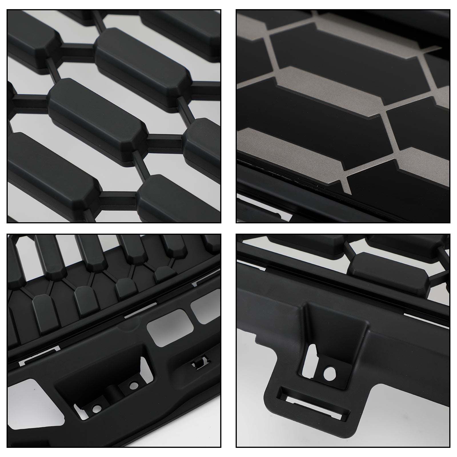 For 2010-2013 Toyota Tundra TRD PRO Front Bumper Grille Grill W/ Letters Matte Black