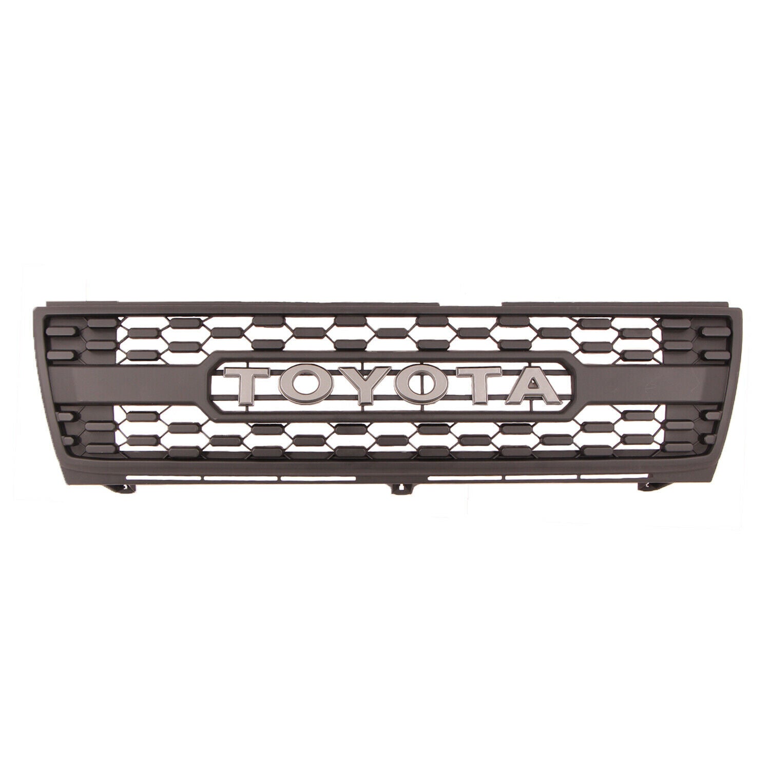 Front Grille For Tacoma 1997-2000 Grill Bumper Mesh w/Letter Matte Black
