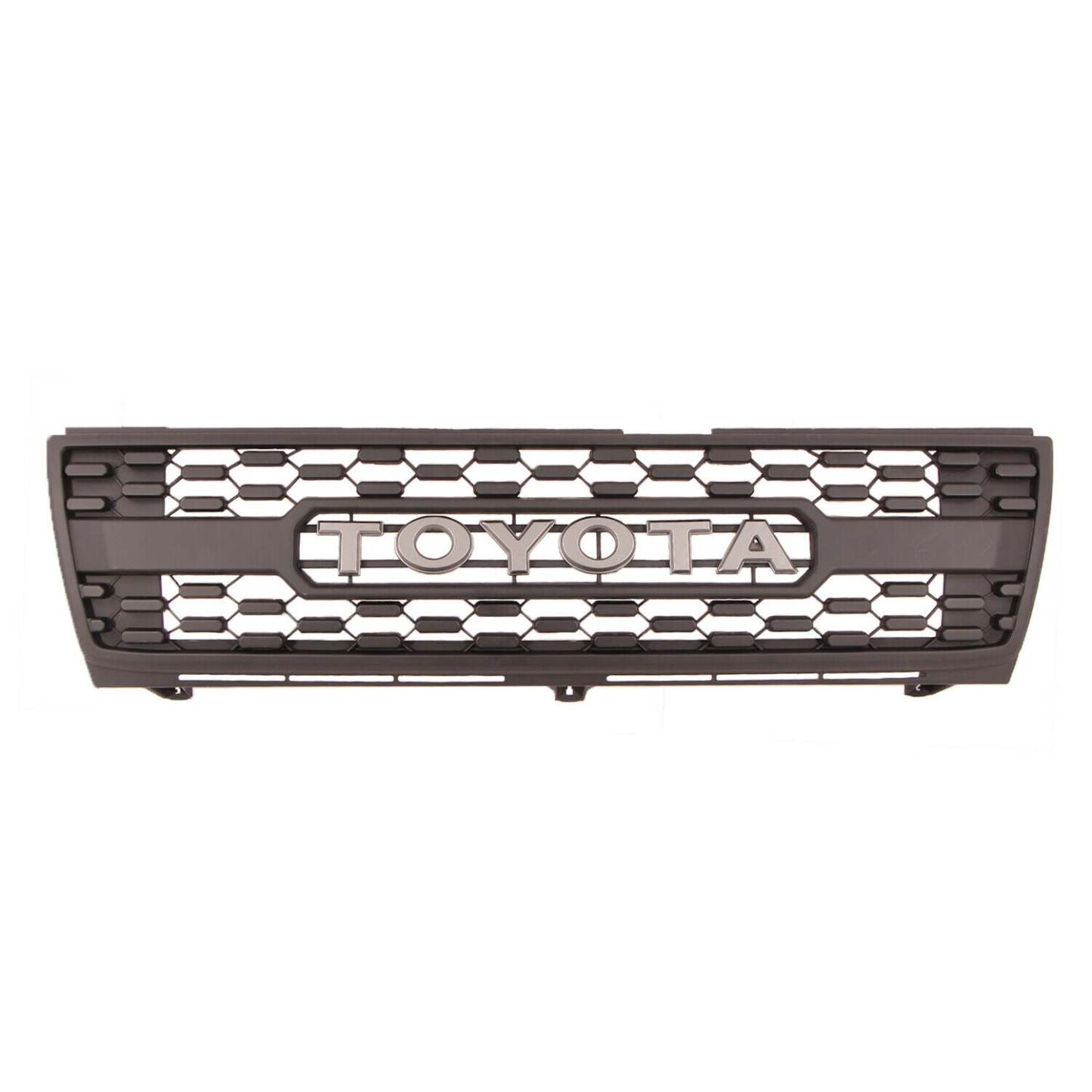 Front Grille For Tacoma 1997-2000 Grill Bumper Mesh w/Letter Matte Black