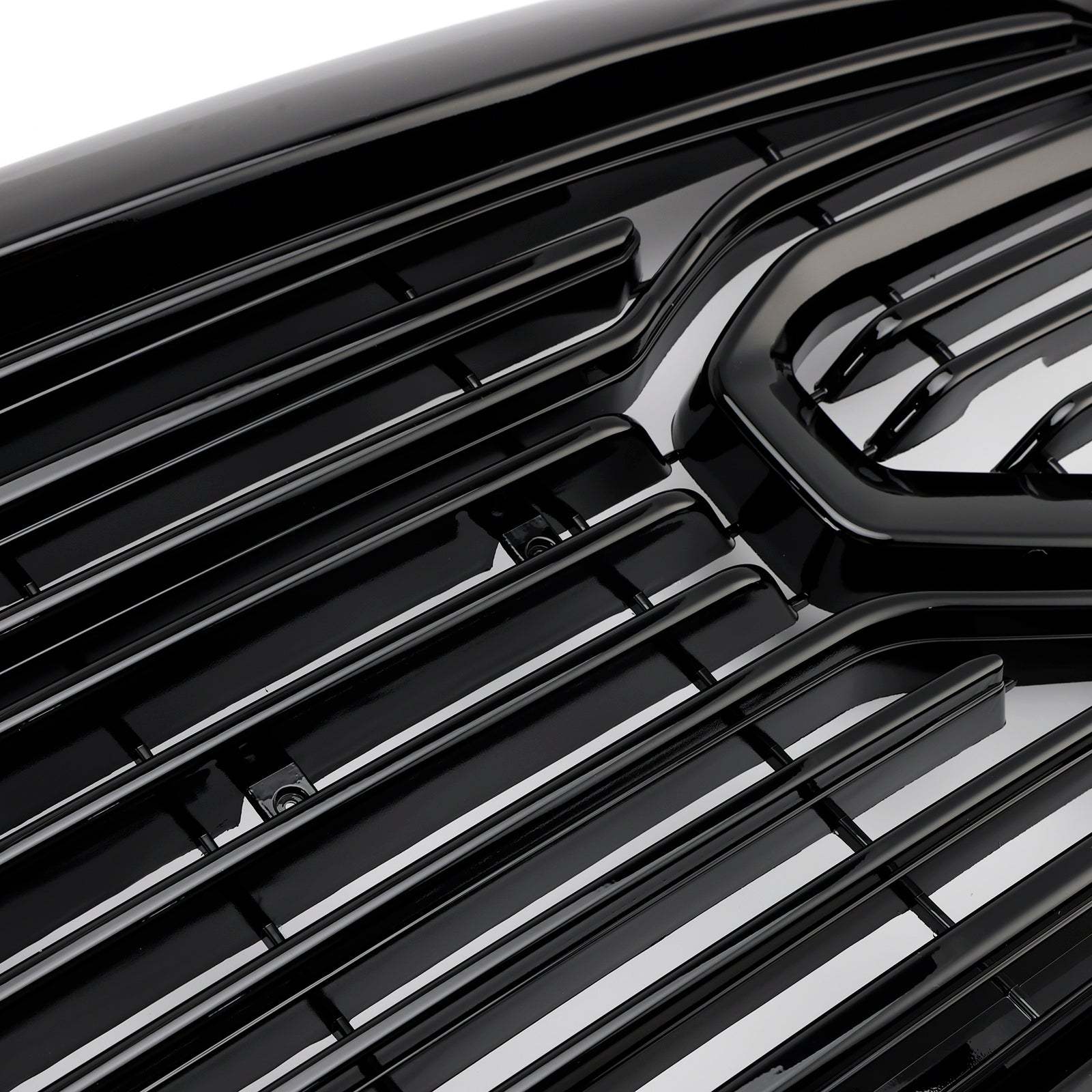 For 2013-2018 Dodge Ram 1500 Front Grille Big Horn Style Grill Glossy Black + Letter Chrome