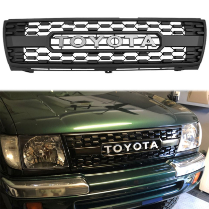 🎃Halloween Sale🕷️🕸️ Front Grille For Toyota Tacoma 1997 1998 1999 2000 Grill  with Letter Matte Black