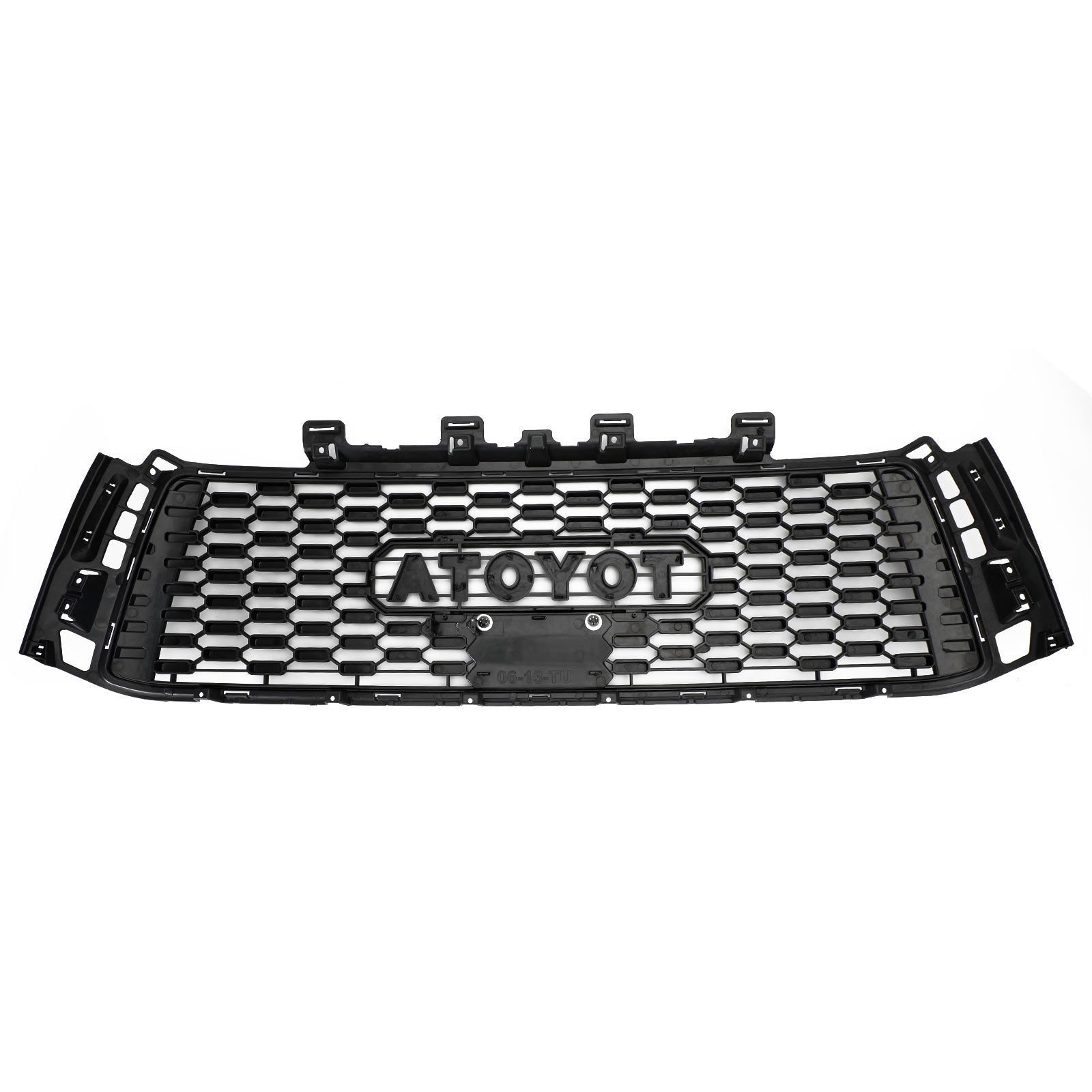 For 2010-2013 Toyota Tundra TRD PRO Front Bumper Grille Grill W/ Letters Matte Black