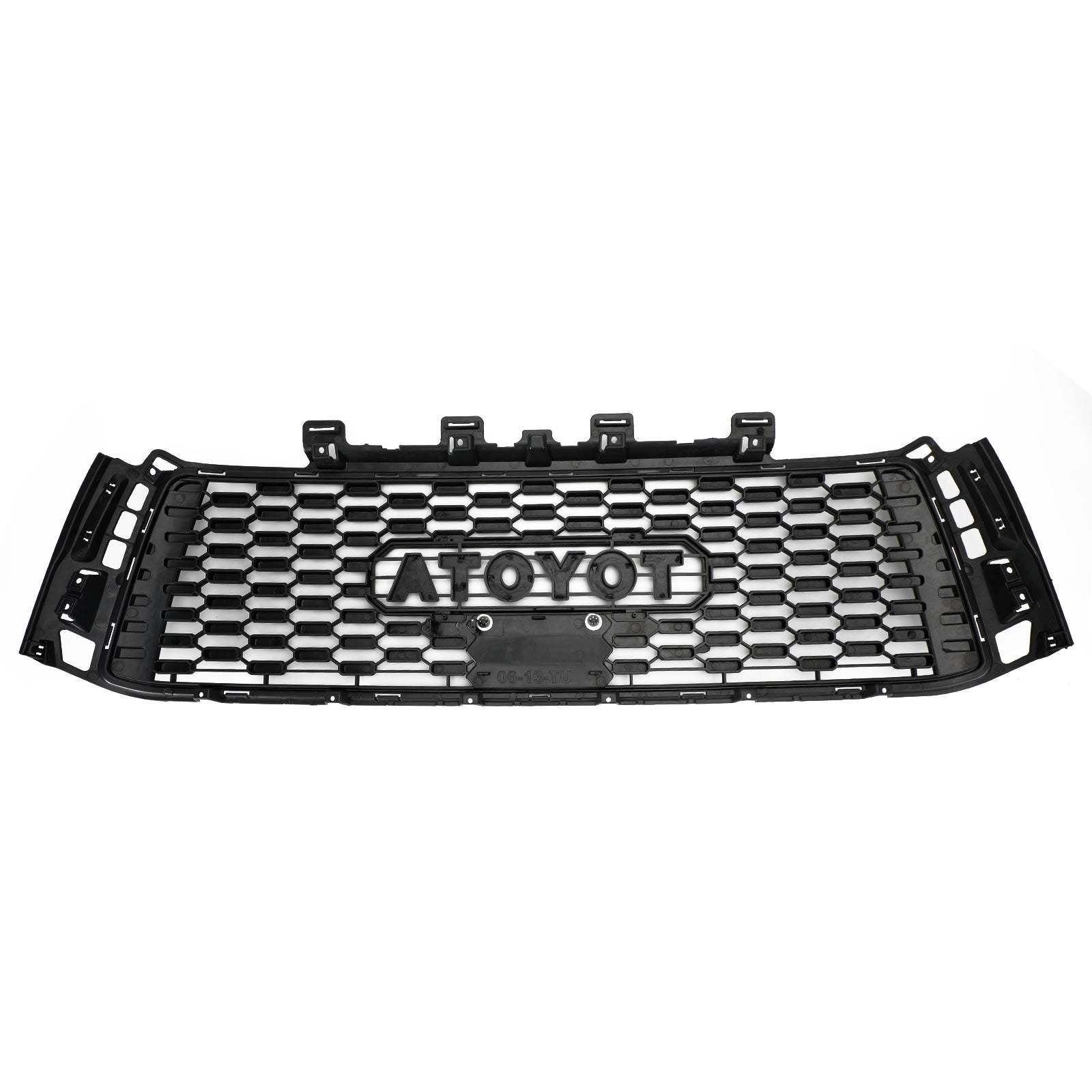 For 2010-2013 Toyota Tundra TRD PRO Front Bumper Grille Grill W/ Letters Matte Black