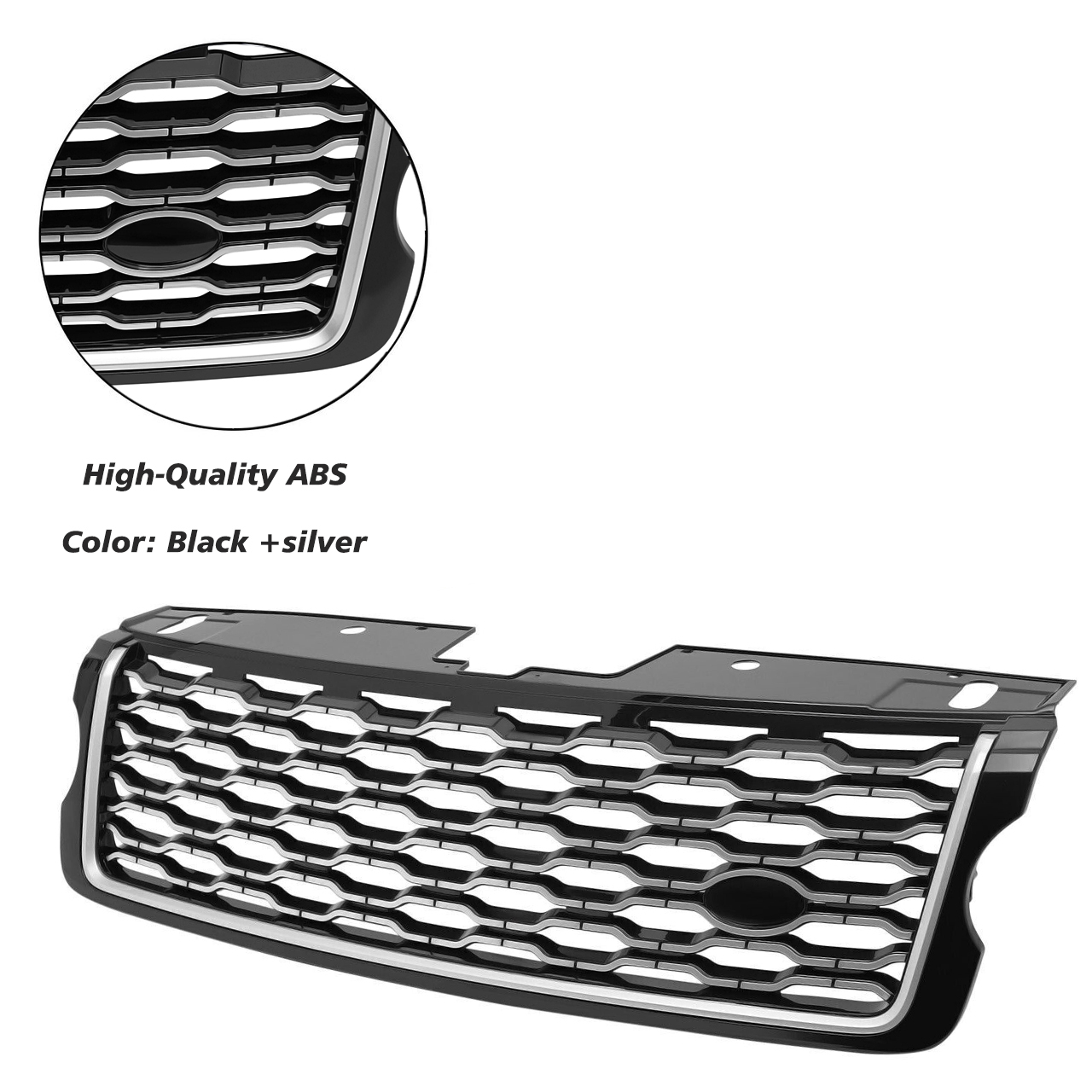 Front Upper Facelift Grill w/Emblem For Range Rover L405 Vogue 2013 2014 2015 2016 2017 Grille