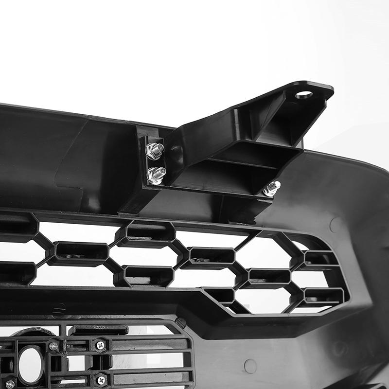 For 2005-2011 Toyota Tacoma Grill TRD PRO Style Front Grille Matte Black Mesh W/ LED Light