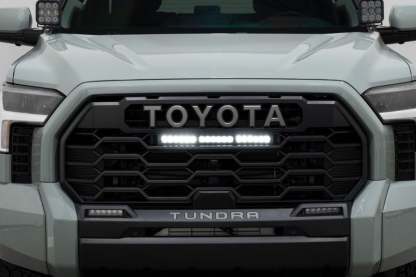 Front Grille For 2022-2023 Toyota Tundra Trd Pro Grill W/ Light & Letter