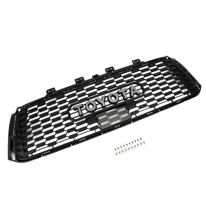 Front Grille For 2010-2013 Toyota Tundra Trd Pro Grill W/Letter Black