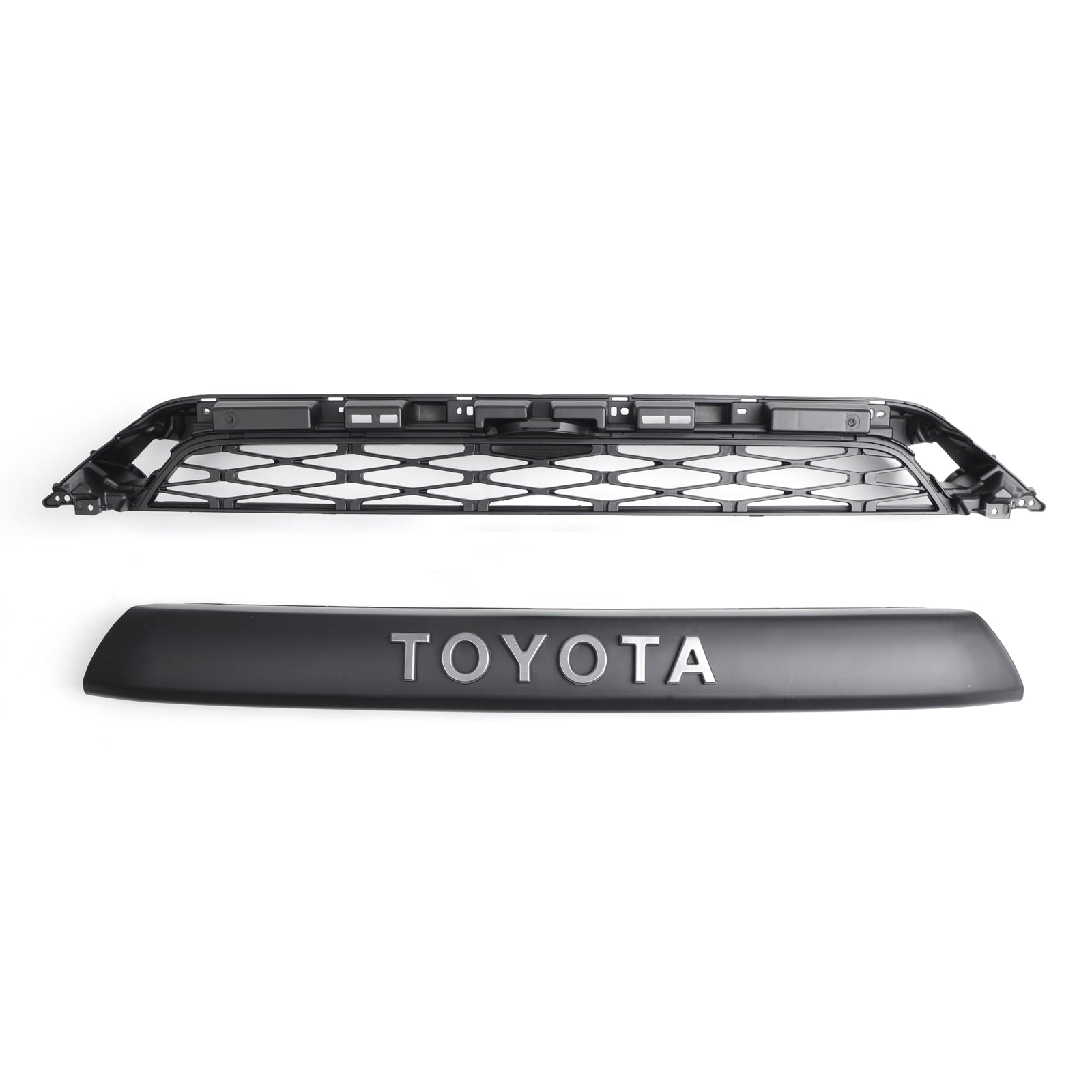 For 2014-2019 Toyota 4Runner TRD Pro Style Grille Matte Black Front Grill W/ Letters