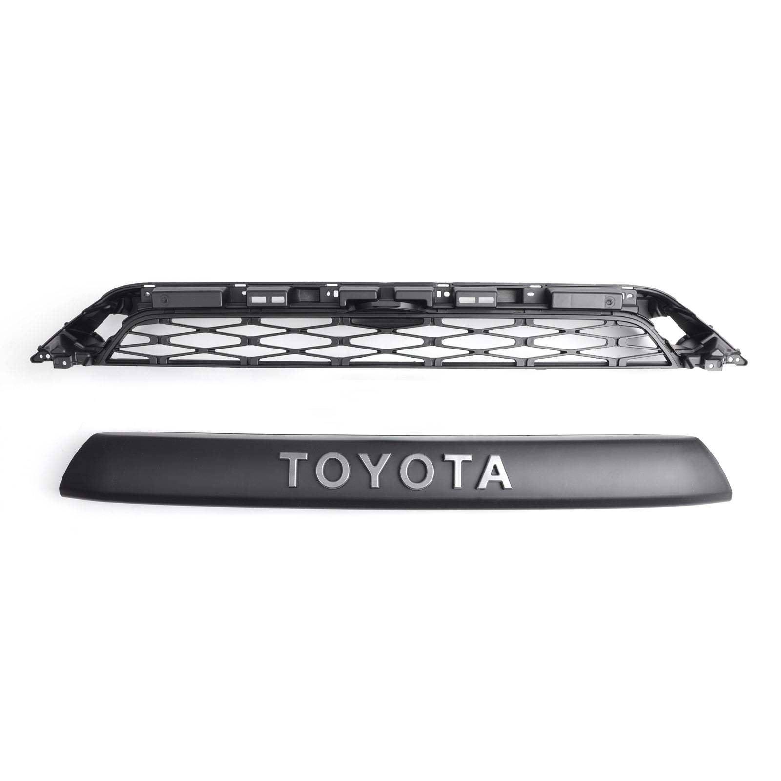For 2014-2019 Toyota 4Runner TRD Pro Style Grille Matte Black Front Grill W/ Letters