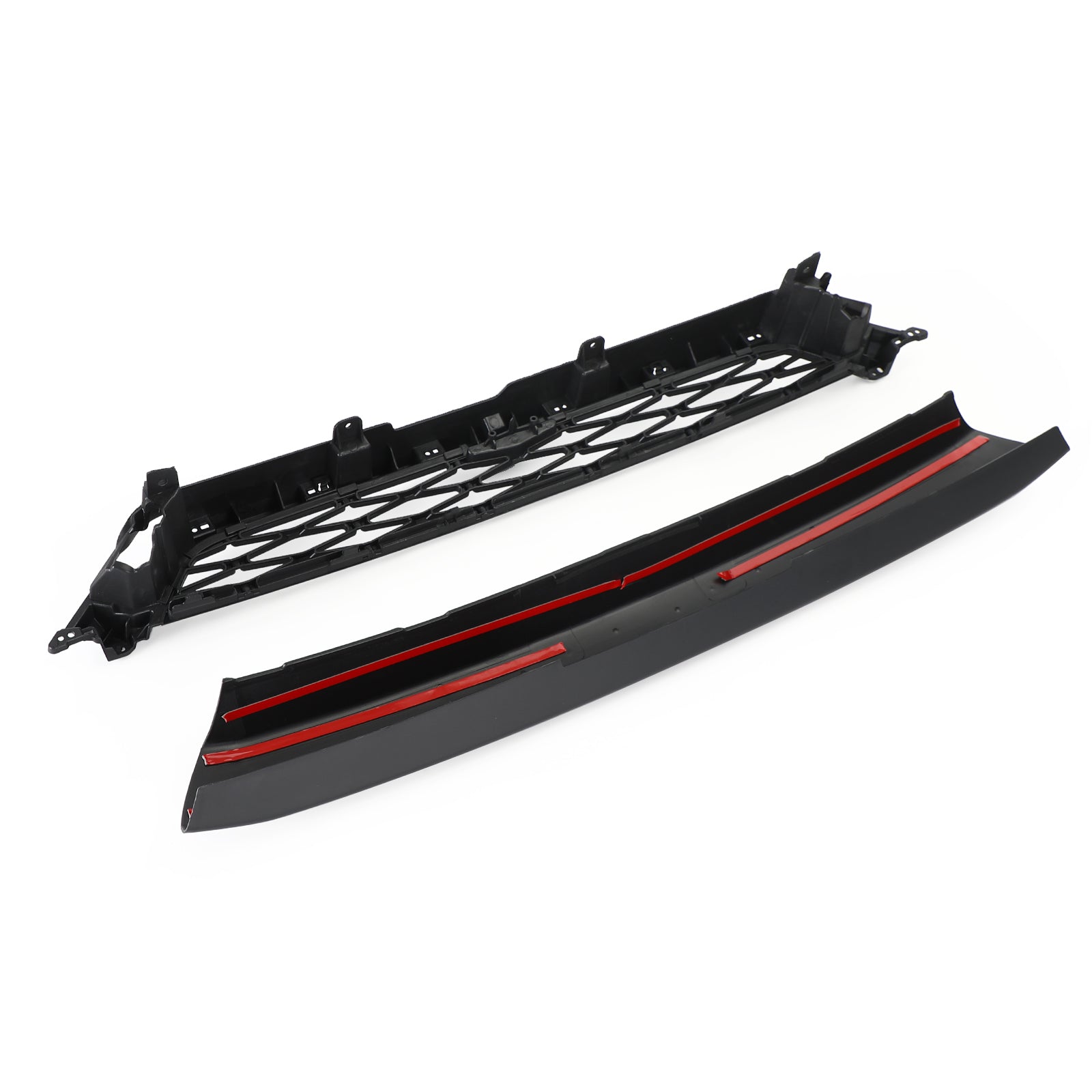 2 Piece Front Bumper Grille Fit Toyota 4Runner TRD PRO 2020-2023 Grill With Letter