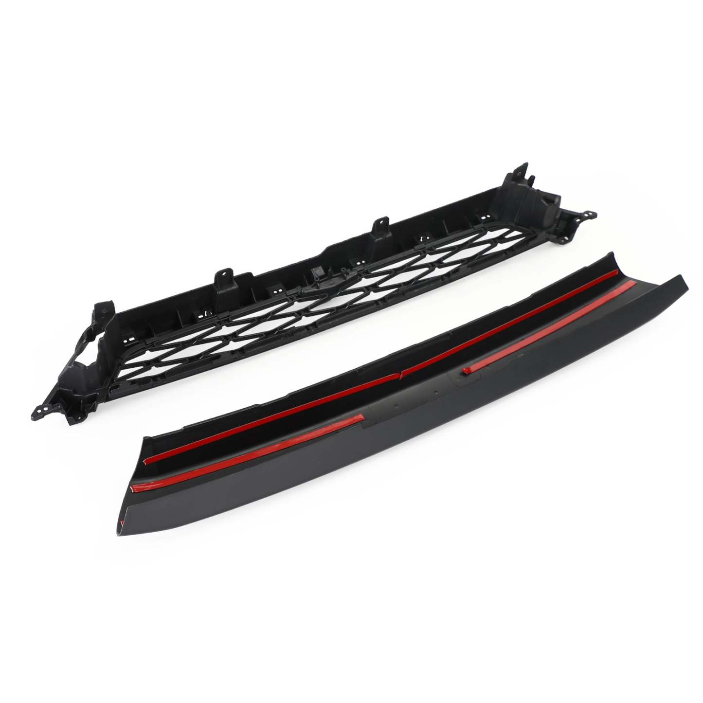 2 Piece Front Bumper Grille Fit Toyota 4Runner TRD PRO 2020-2023 Grill With Letter