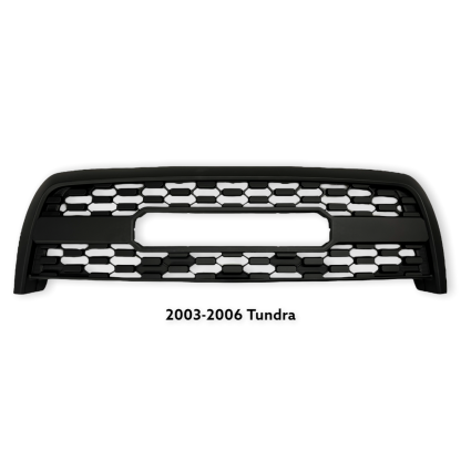 [Copy]Front Grille For 2003-2006 Toyota Tundra Grill W/LED Lights and Letters Matte Black