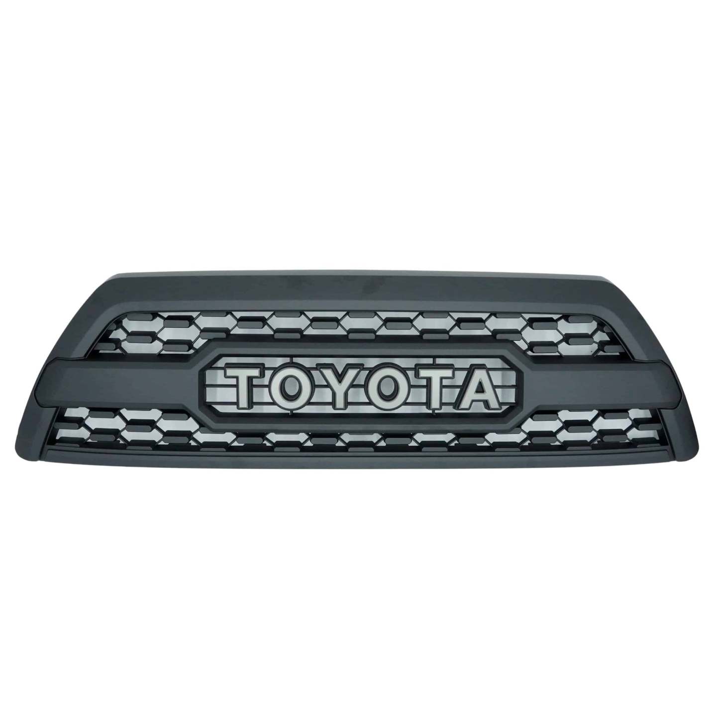 For Toyota 4Runner 2006-2009 Trd Pro Style Grill Front Grille W/ Led Light Matte Black
