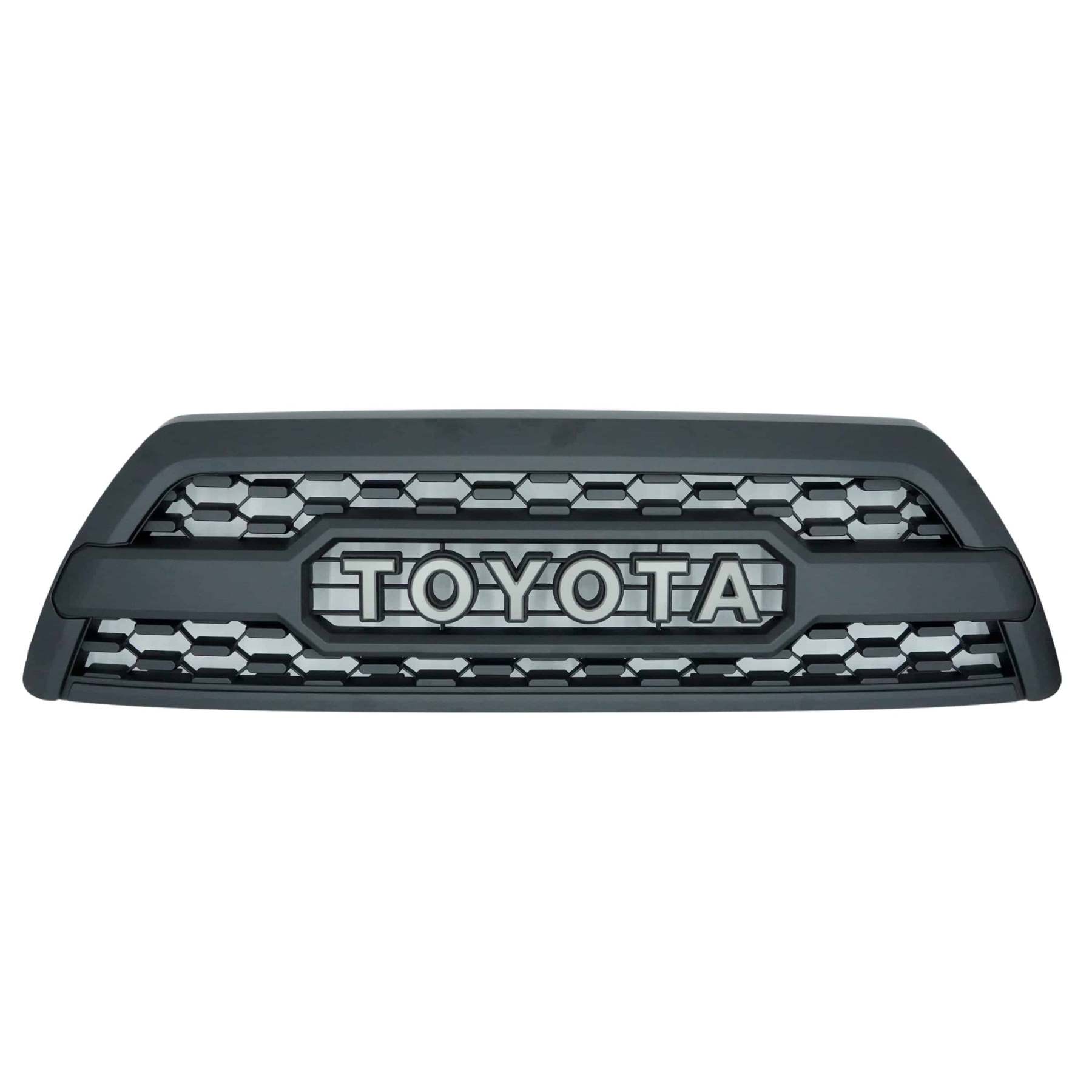 For Toyota 4Runner 2006-2009 Trd Pro Style Grill Front Grille W/ Led Light Matte Black