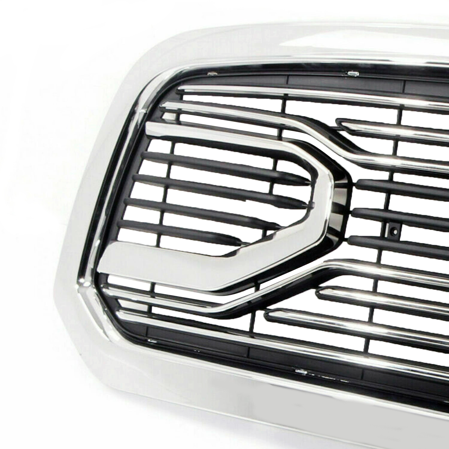 Chrome Front Grille For 2013-2018 Dodge Ram 1500 Big Horn Style Grill with Letter