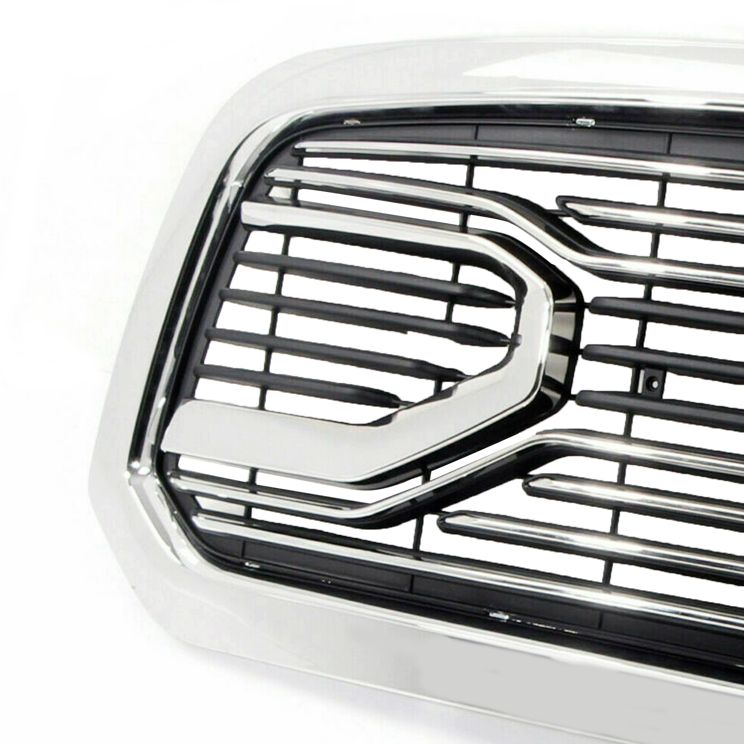 Chrome Front Grille For 2013-2018 Dodge Ram 1500 Big Horn Style Grill with Letter