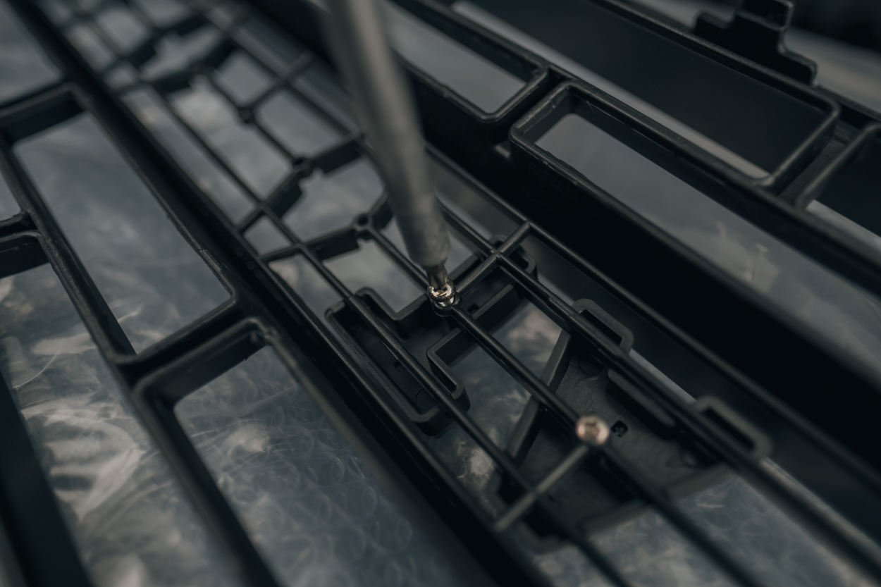 Front Grille For Toyota Tacoma 2012-2015 Grill Mesh with Letter Matte Black