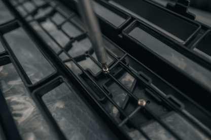 Front Grille For Toyota Tacoma 2012-2015 Grill Mesh with Letter Matte Black