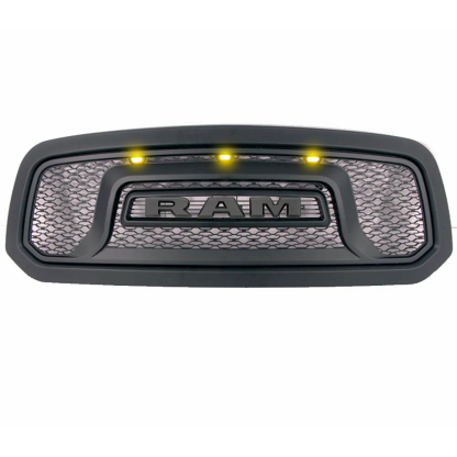 For 2013-2018 Dodge RAM 1500 Rebel Style Front Grille w/ Letter