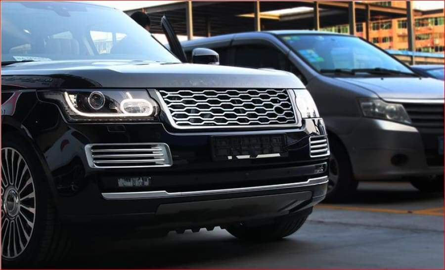 Front Upper Facelift Grill w/Emblem For Range Rover L405 Vogue 2013 2014 2015 2016 2017 Grille