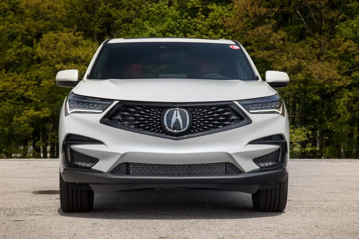 For Acura RDX 2019-2021 Grill Front Grille All Gloss Black