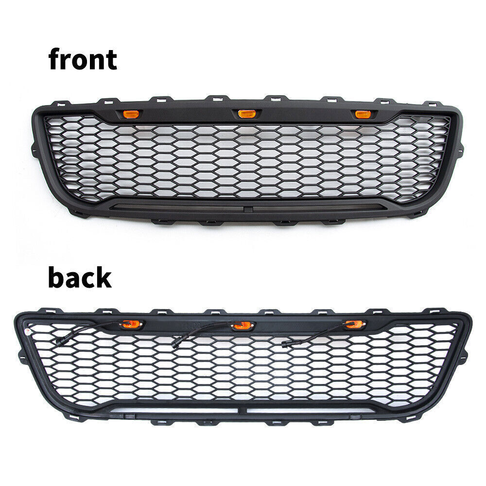 For 1999-2003 Ford F150 Grill Raptor Style Front Grille W/Letter Hood Mesh Matte Black