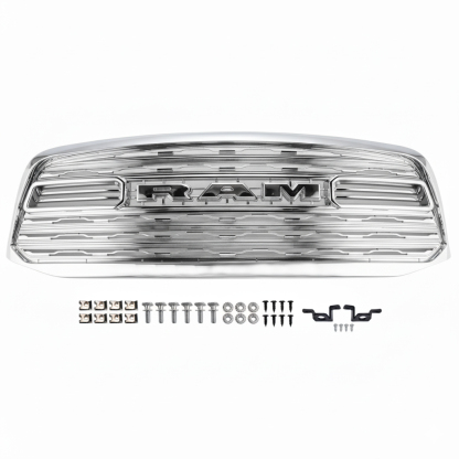 Chrome Front Grill For 2006-2008 Dodge Ram 1500 Grille Limited Style Mesh with Letter