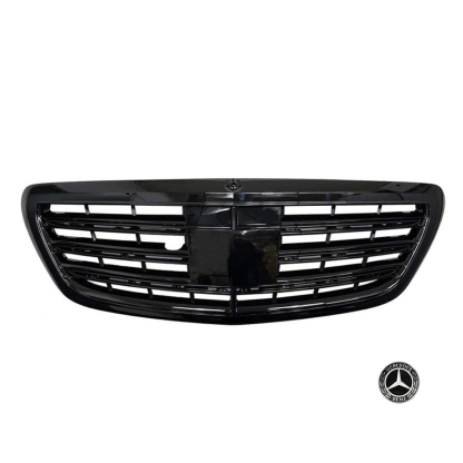 Grille For Mercedes Benz W222 S Class 2013-2020 S560 S450 S600 Grill Gloss Black